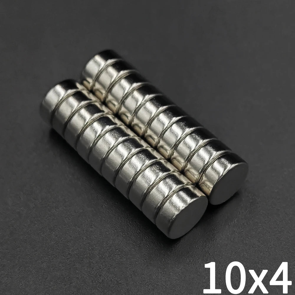 5/10/20/50/100/200Pcs Round Magnet 10x4 Neodymium Magnet N35 10mm x 4mm Permanent NdFeB Super Powerful Strong Small Magnets Iman