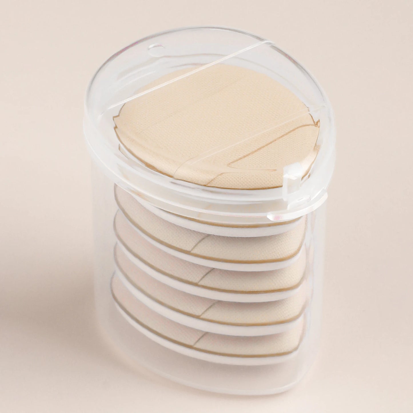 Finger powder puff, 6pcs/box small thumb cushioned slippers powder puff mini concealer makeup tool