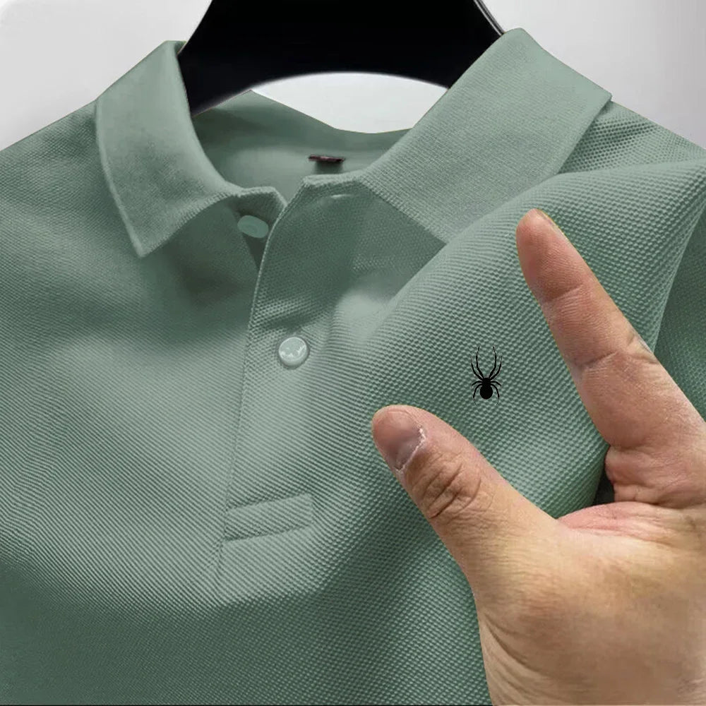 2026 Hot Sale Men's Summer Casual Breathable Comfortable Polo Shirt Men's Solid Color High Quality Short Sleeve T-Shirt ﻿