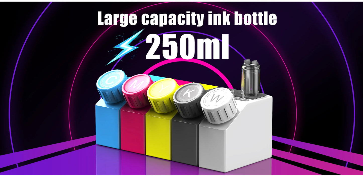 8 Inch A4 DTF Printer Bundle-L800 Direct to Film Printing Machine A4 with DTF Oven DTF Printer A4 for T-Shirts fabrics hoodies