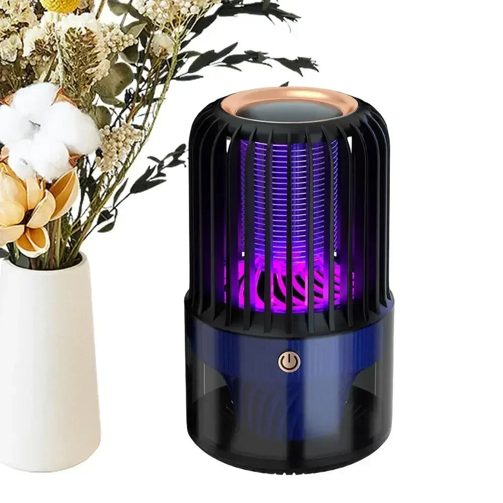 Electric Fly Trap Silent Electric Fly Catcher Gnat Traps USB Rechargeable Fly Zappers For Home Fly Trap Fly Control Device For