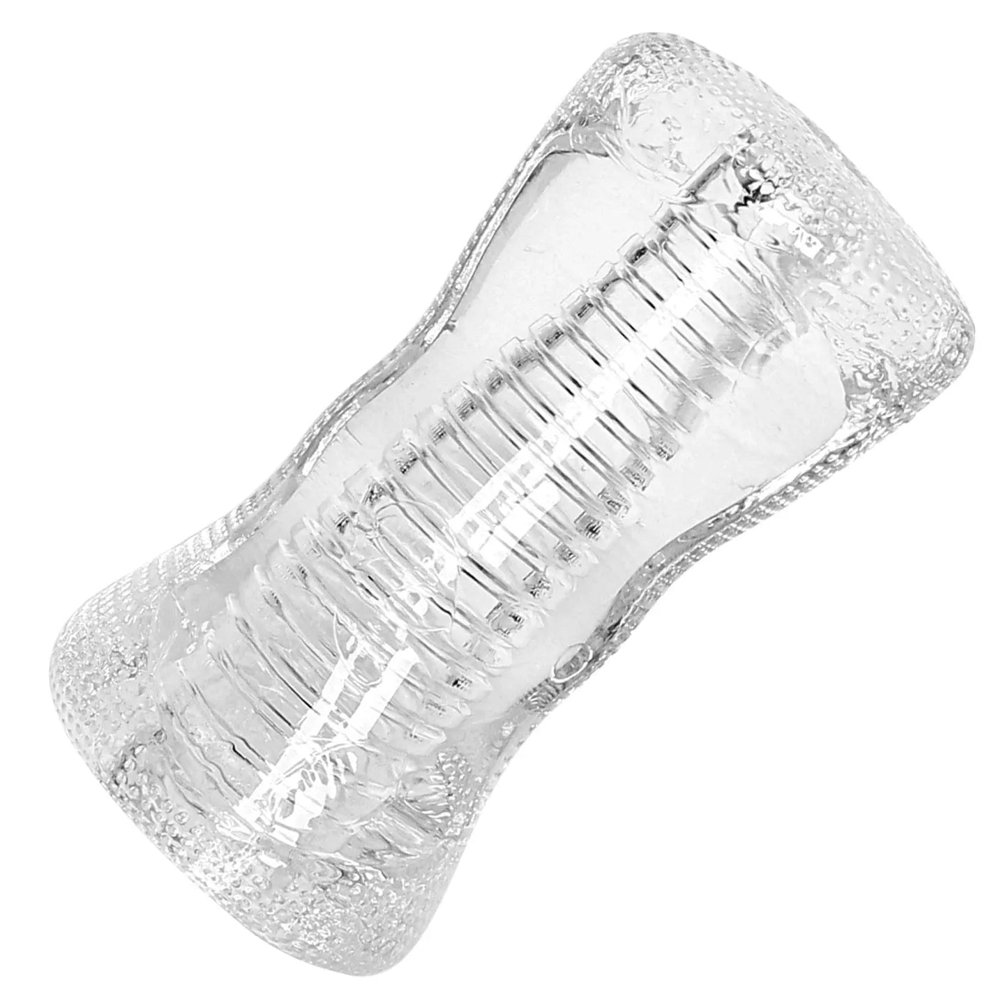 13cm Male Masturbator Transparent Jelly Artificial Vaginal Real Pussy for Men Penis Exerciser Cock Enlarger Suck Sex Toys Erotic