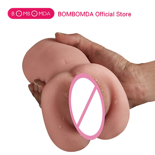 Men's Aircraft Cup Male Masturbator Oral Vaginal Anal Masturbation Soft Real Vagina Pocket Pussy Sex Toys for Men Blowjob