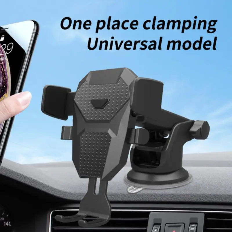 2024 Sucker Car Phone Holder Auto Mount Stand GPS Telefon Mobile Cell Support For IPhone 13 12 11 Pro Xiaomi Huawei Samsung