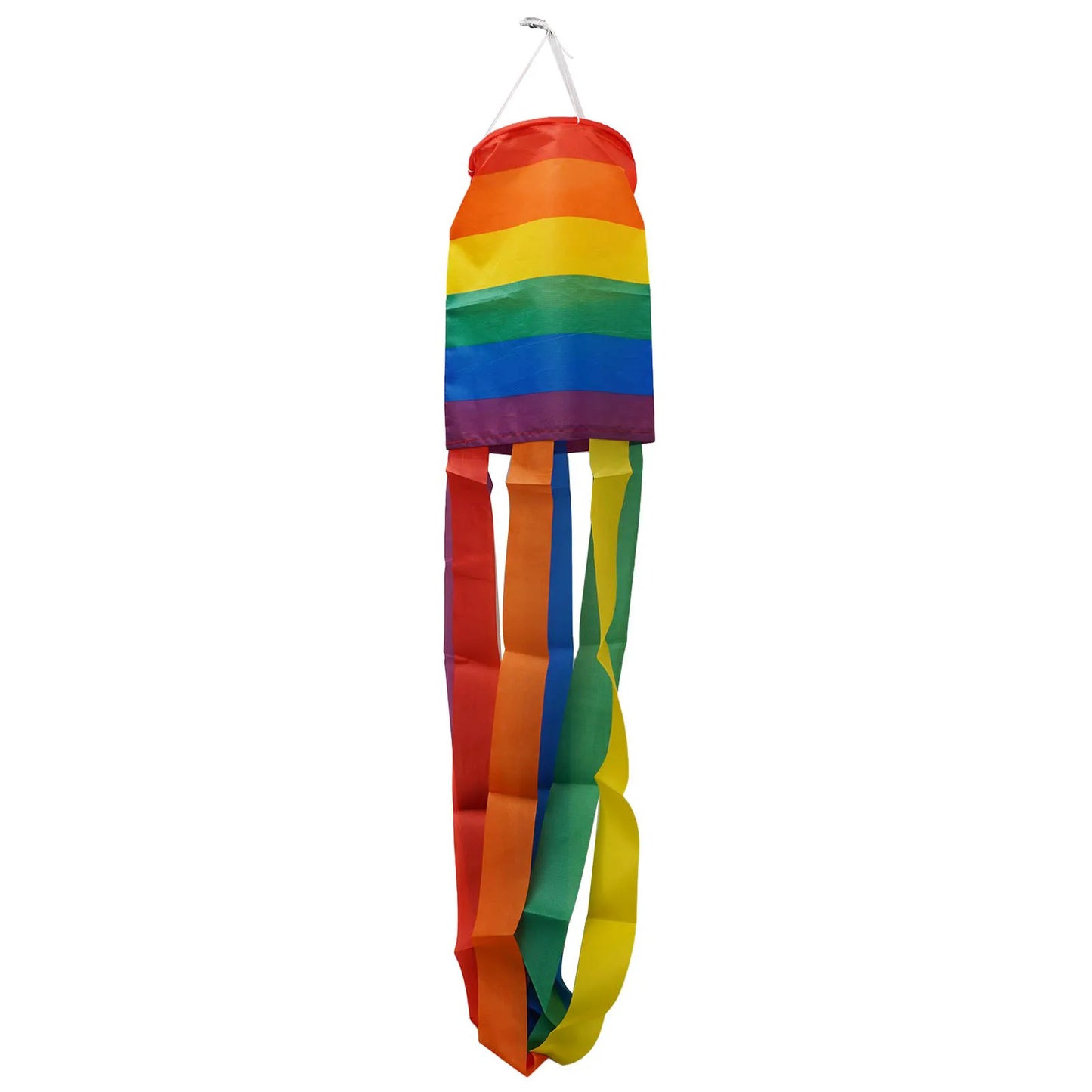 100D FABRIC 35 X 5 X 5 Inch 5 Feet Porch Deck 88 X 13 X 13cm Party Decoration Polyester Rainbow Windsock Backyard