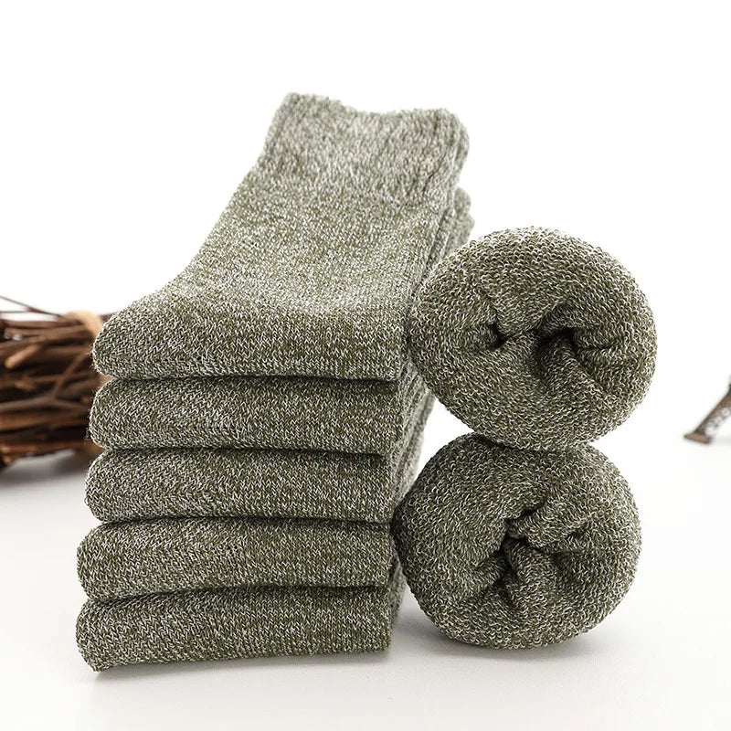 Thicken Wool Socks Men High Quality Towel Keep Warm Winter Socks Cotton Christmas Gift Socks for Man Thermal Against Cold Sock