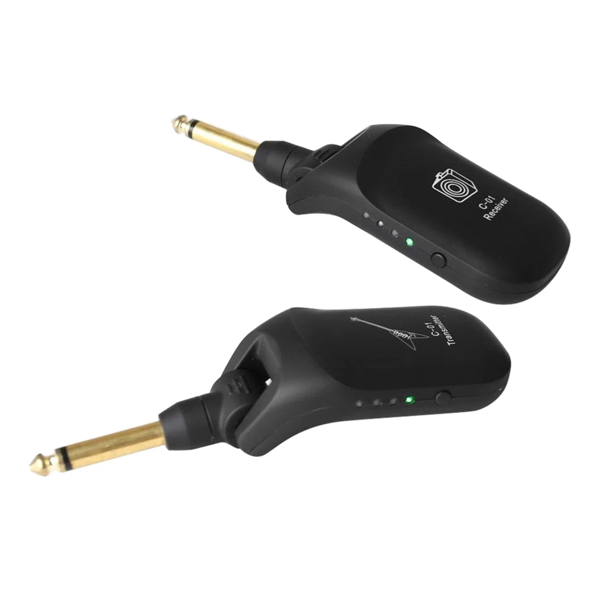 Guitar Wireless System Audio Transmitter Receiver C01 Pickup USB Rechargeable Wireless System for Electric Guitar Bass Violin