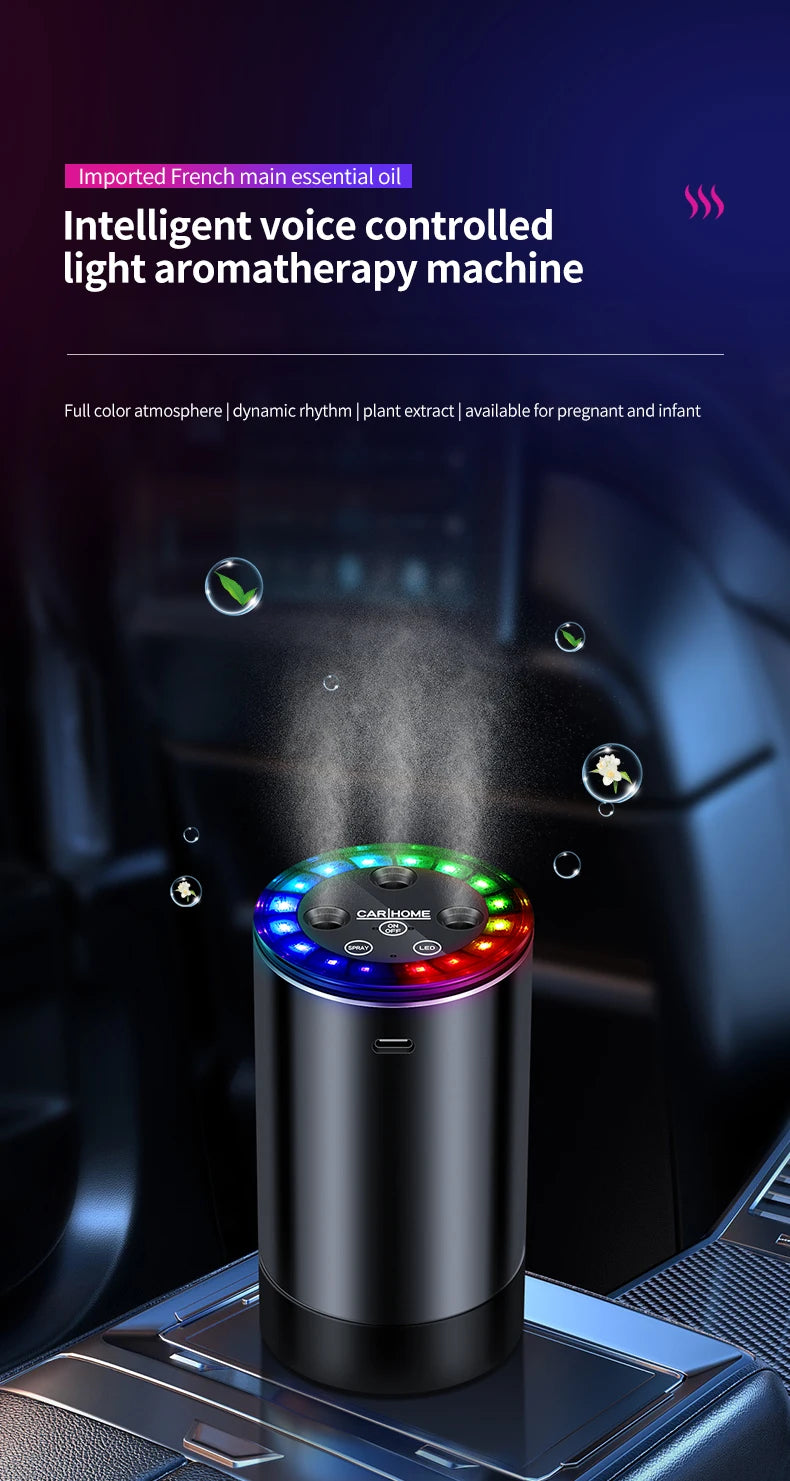 Car Electric Air Diffuser Aroma Compact Car Diffuser for Long-Lasting Aromatherapy Car Air Freshener For Removing Odors