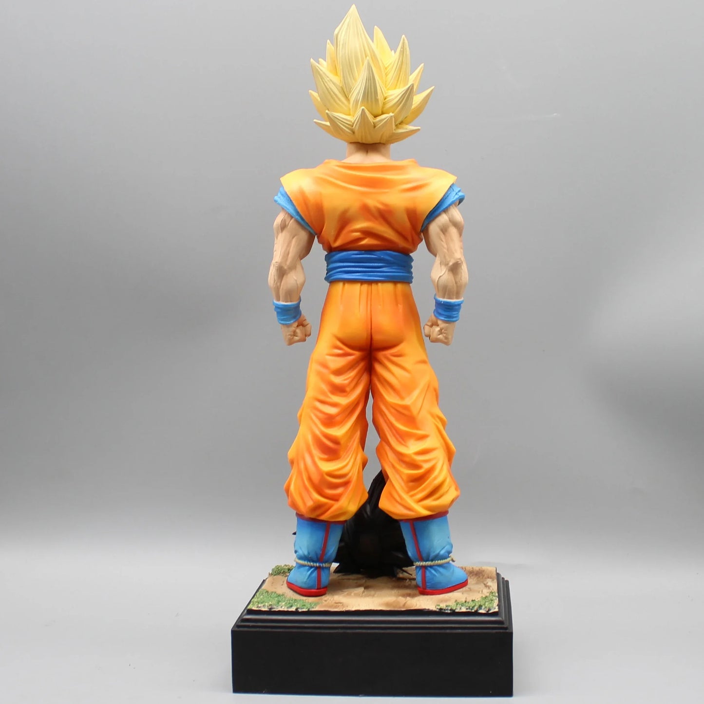 30cm Dragon Ball Z Figures Son Goku Anime Figure 2 Heads Kakarotto Super Saiyan Goku Pvc Statue Model Doll Collection Toys Gifts
