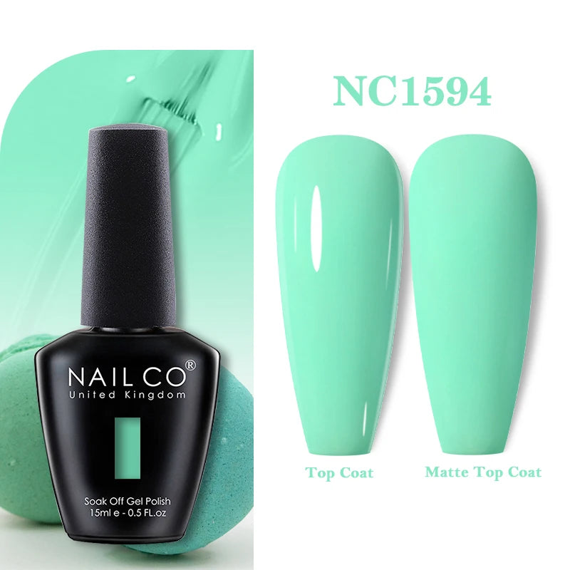 NAILCO Gel Nail Polish 15ml Nail Art Vernis Semi Permanent Soak off UV Gel Polish Gel Manicure Nail Varnish Nail Color Ongles