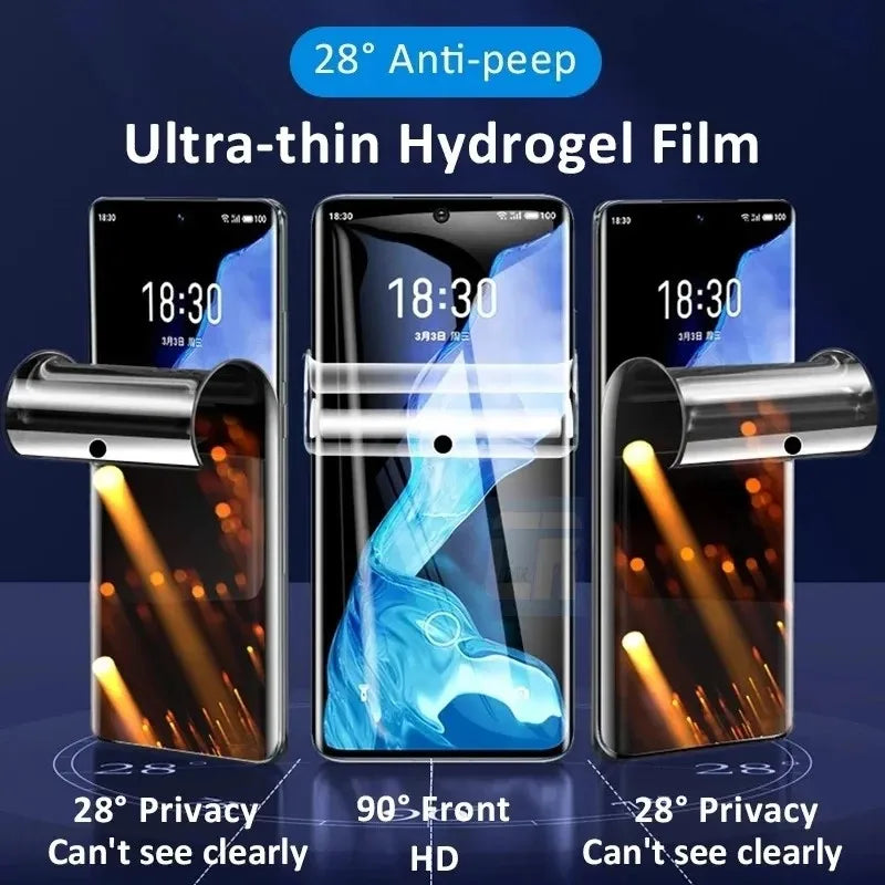 1-3PCS Privacy Hydrogel Film for Tecno Spark 20 Pro Plus Pova Curve 5G Screen Protector For Tecno Camon 30S 40 60 Pro Protection