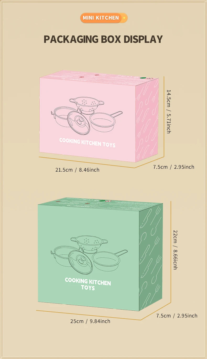 Kitchen Toys Groceries Play Kitchen Kids Set For Kids Jogo De Panela Mini Children's Cooking Kit with Food Cookware Gift