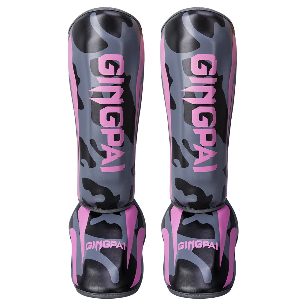 Kickboxing Boxing Shin Guard Pads Muay Thai Martial Arts Sanda Wushu Leg Protector Taekwondo Ankle Guards Muay Thai Leggings