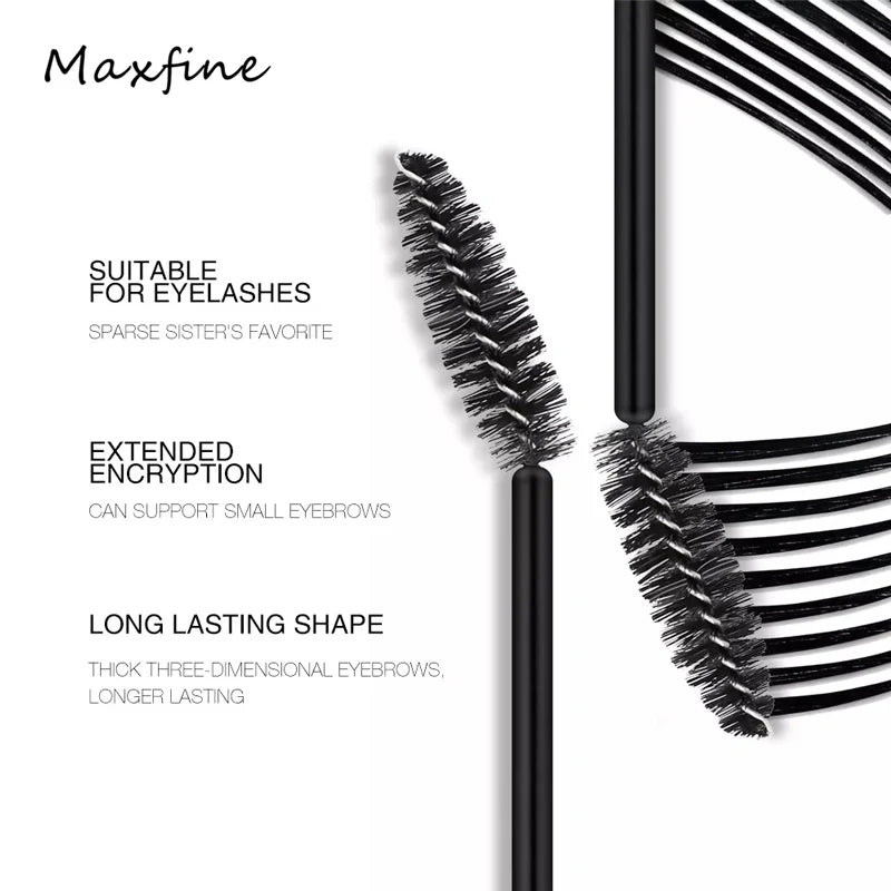 Transparent waterproof mascara lasting portable shape without smudging.