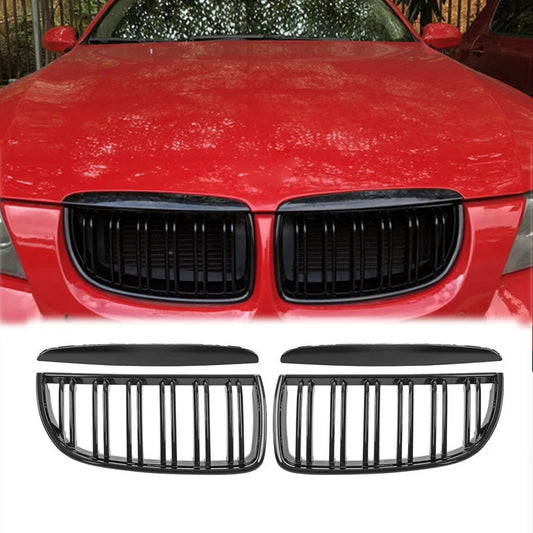 Car Front Bumper Grille Black Grille Abs Fit For Bmw 3 Series E90 E91 2005 2006 2007 2008