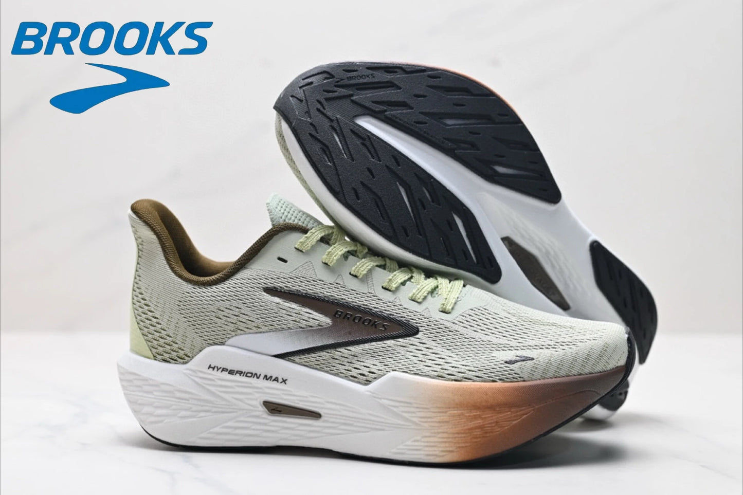 Brooks Hyperion Max Gale 2 Shock-Absorbing Race Marathon Professional Running Shoes Men's Comfortable Casual Sneakers