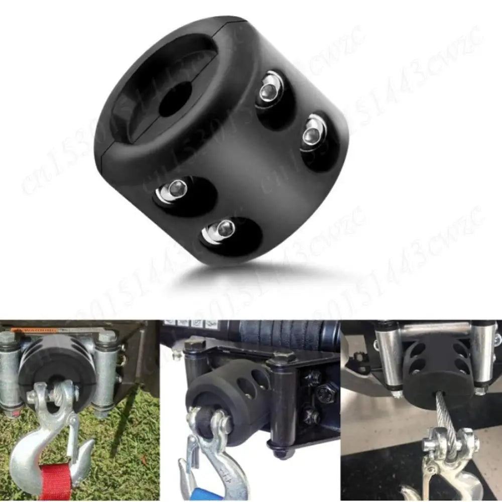 Cable Protector Rubber Plug Prevent Pulling Bounce and Abrasion Winch Mount Stop Rope Line Cable Saver for Wire & Synthetic Rope