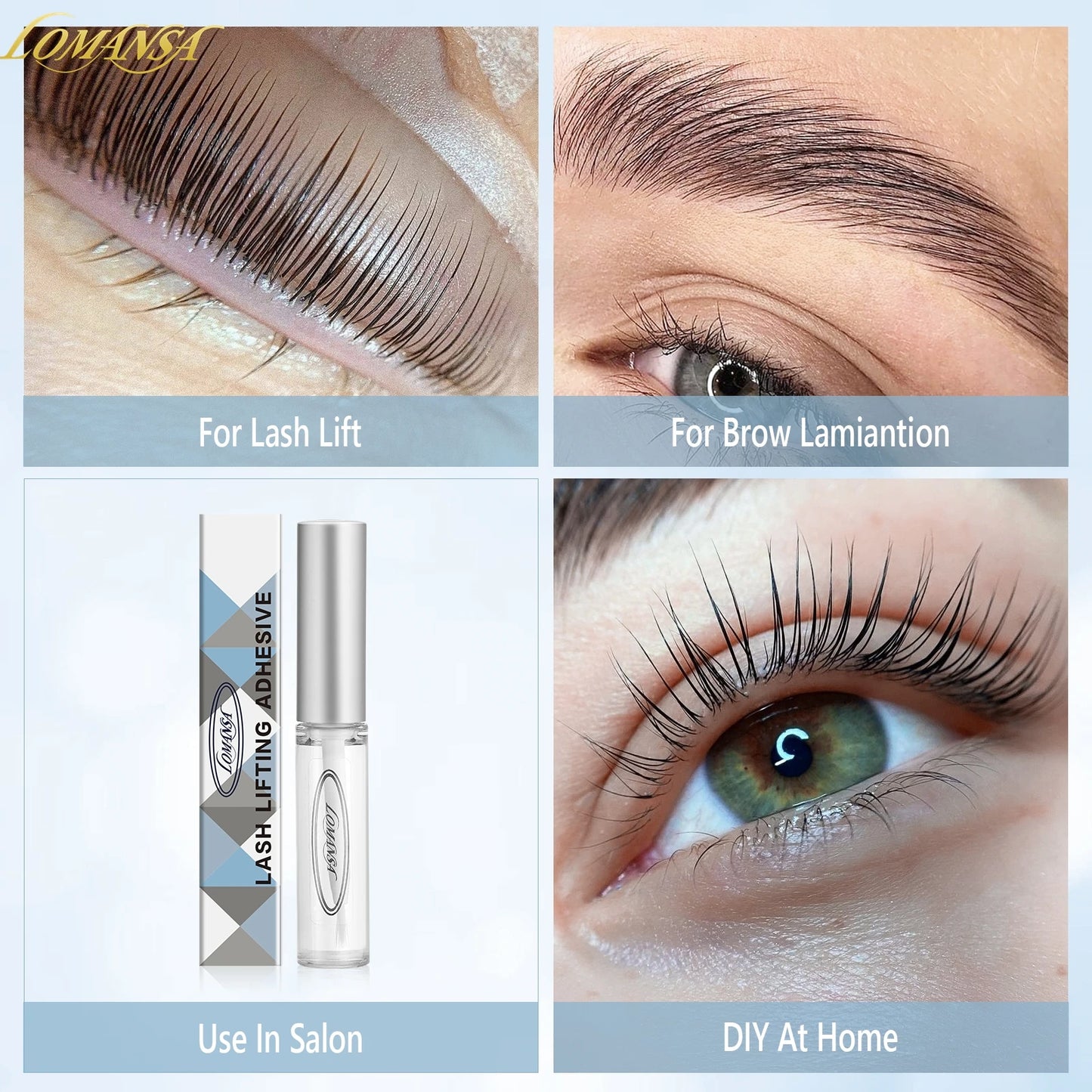 Lomansa Korea 5ml Strong Lash Lift Glue Eyelash Lift For Lash Lifting And Curling Eyelash Perm Lash Lift Adhesive Makeup Tool