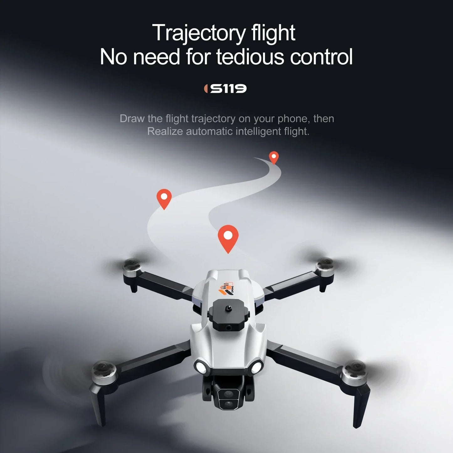 New S119 MAX 5G GPS Drone 8K Professinal HD Camera Wide Angle Optical Flow 360 °Obstacle Avoidance WIFI Brushless RC Quadcopter