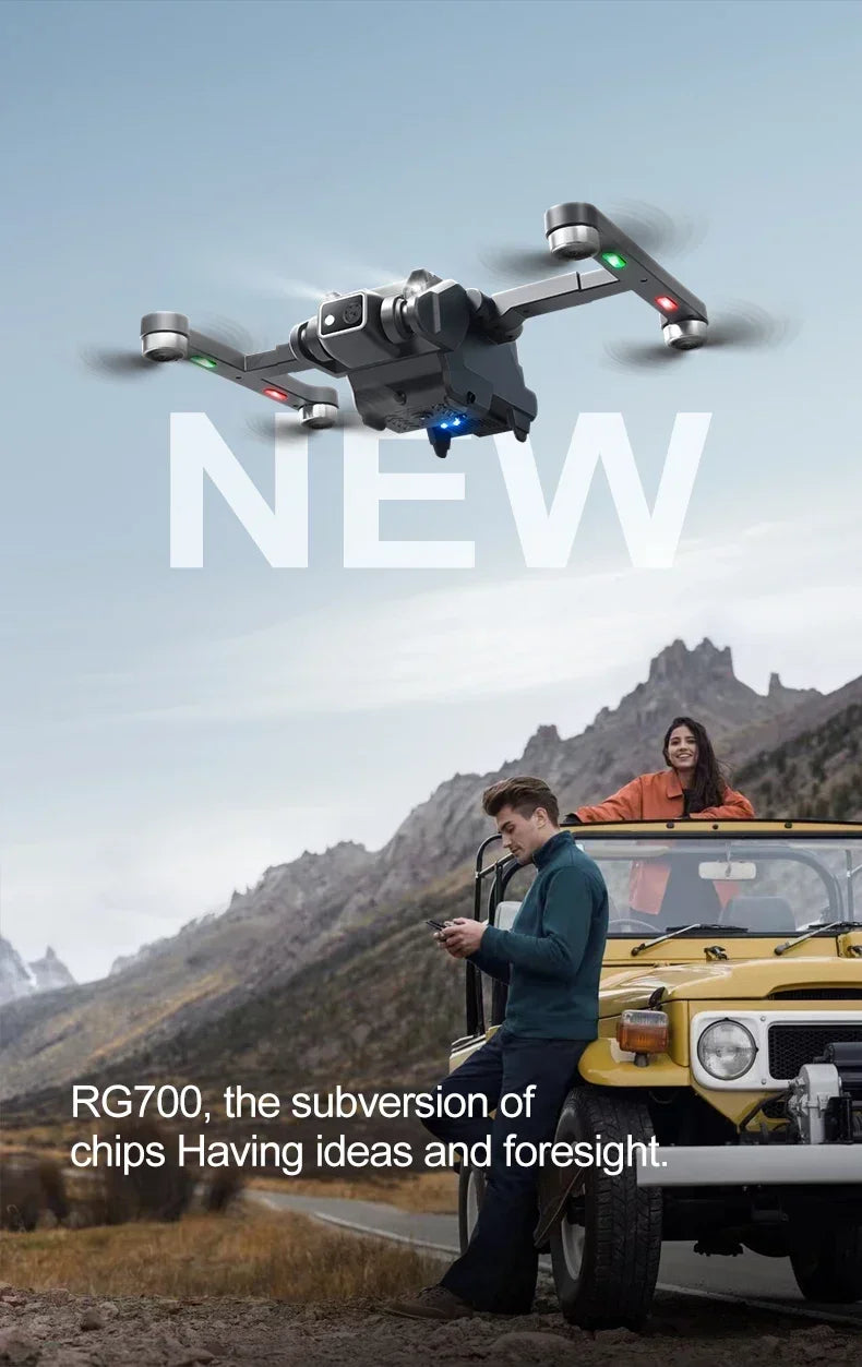 RG700 PRO GPS Drone 5G 8K Professional Camera Obstacle Avoidance Aerial Photography Brushless RC Foldable Quadcopter Toys Gifts