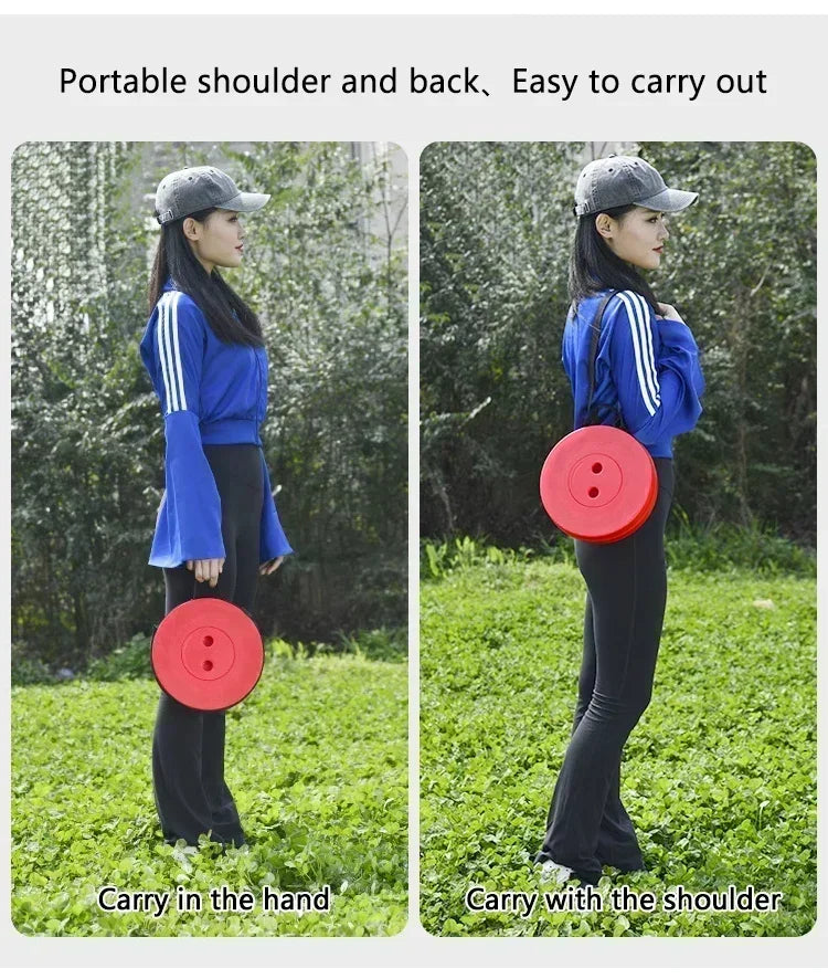 Folding Stool Heavy Duty Collapsible Telescoping Stool with Load Capacity 400lbs, Portable Retractable Stool for Camping Fishing