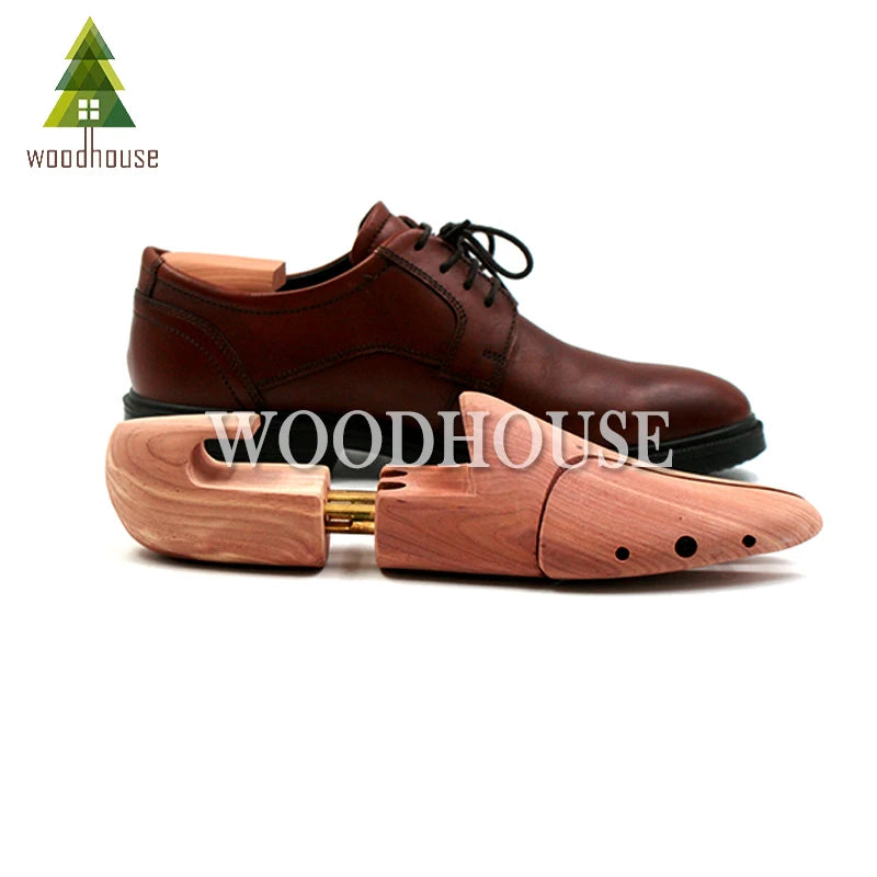 Men's and Women's Twin Tube Adjustable Red Cedar Shoe Tree Wood Shoe Tree