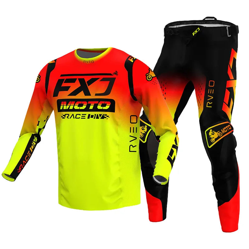 motocross gear set racing suit Off-road MX DH BMX ATV MTB Enduro MOTO Mens Kits Women's mountain Motorcycle Combo Downhill