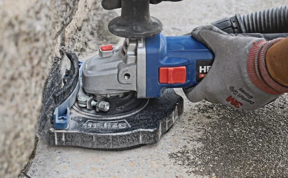 HERZO 125MM Aluminium  Grinding Dust Shroud For Angle Grinder With 125MM Grinding wheel