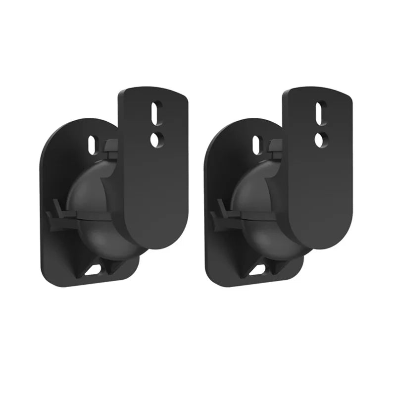 2pcs Adjustable Wall Mount Speaker Brackets,Swivel & Tilt for Sound Positioning for Home Theater,Bookshelf Systems,Boat Speakers