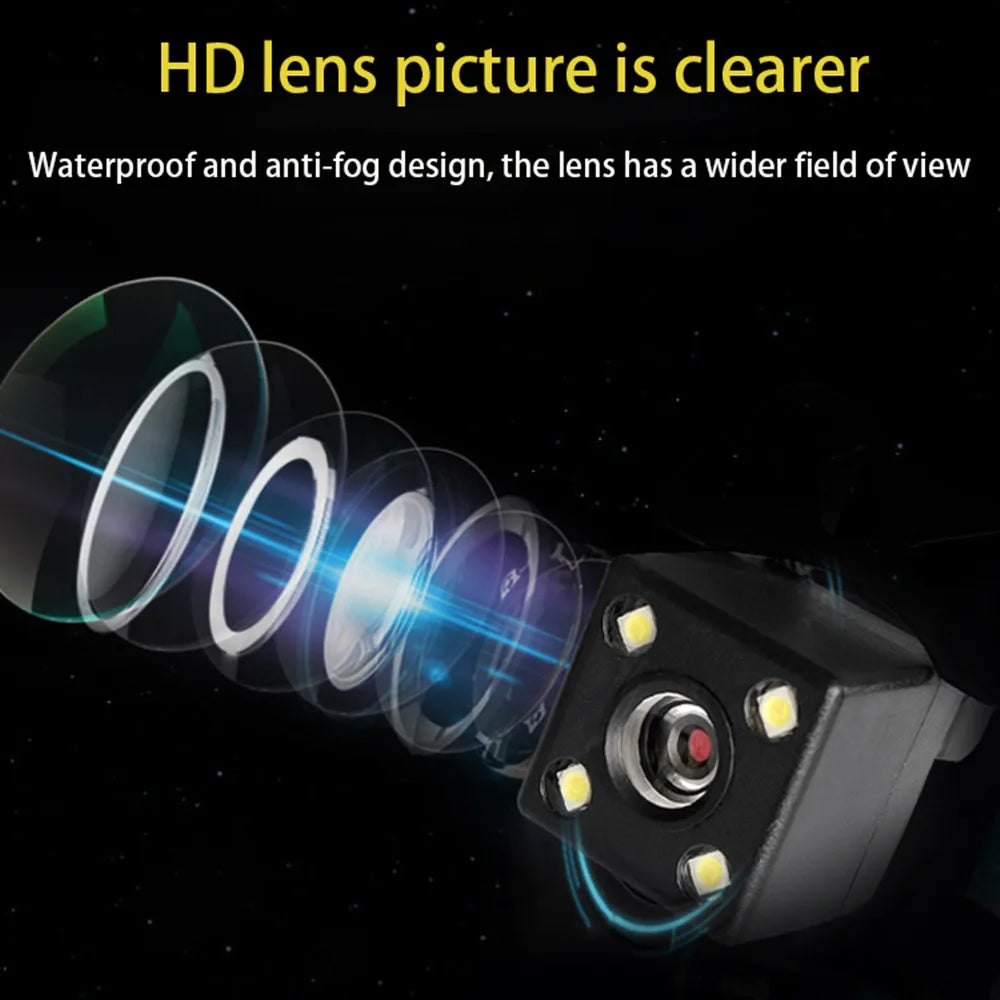 Car Rear View Camera Night Vision Reversing Car Parking Monitor CT33/8 Waterproof 170℃ High-Definition Image Car Electronic Too