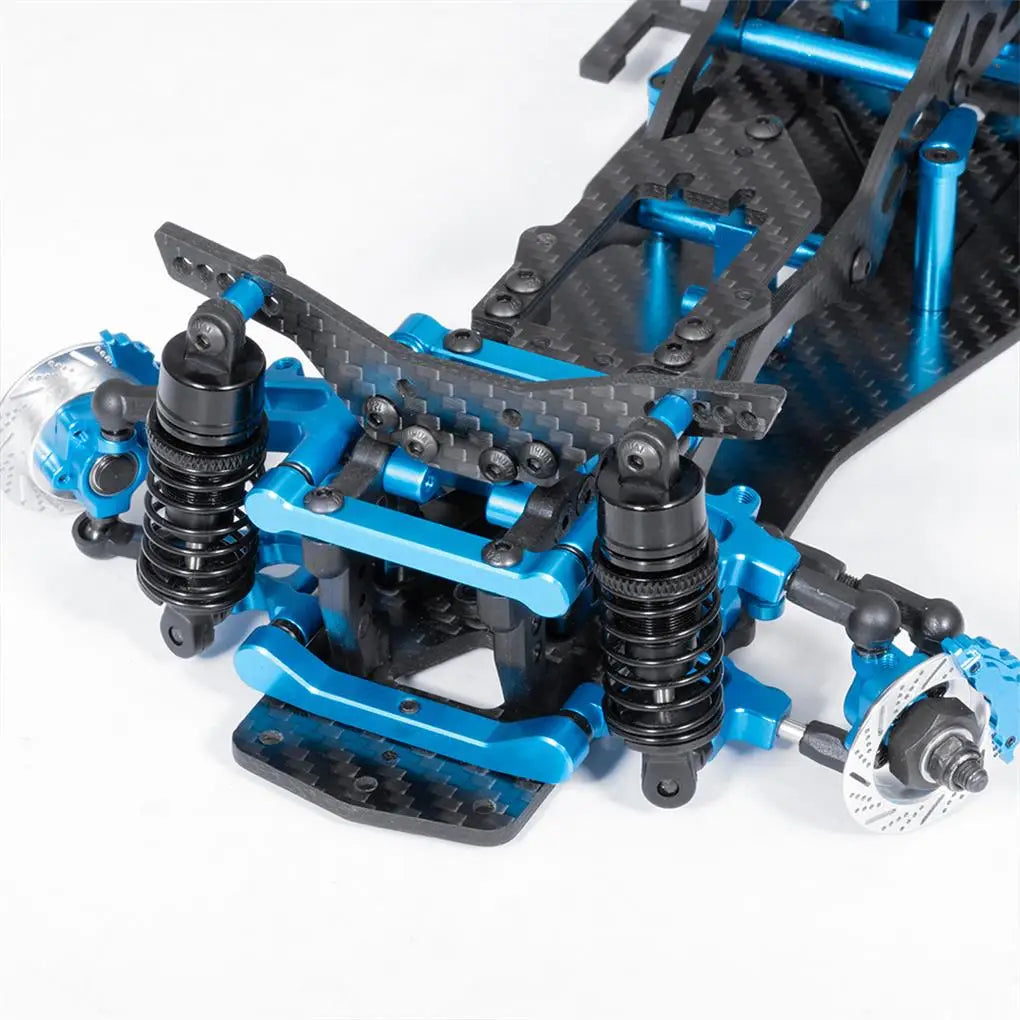 Alloy MR Chassis Frame Set Carbon Fiber Precision Car Frame for Sakura D5 1/10 RC Drift Car Upgrade Parts