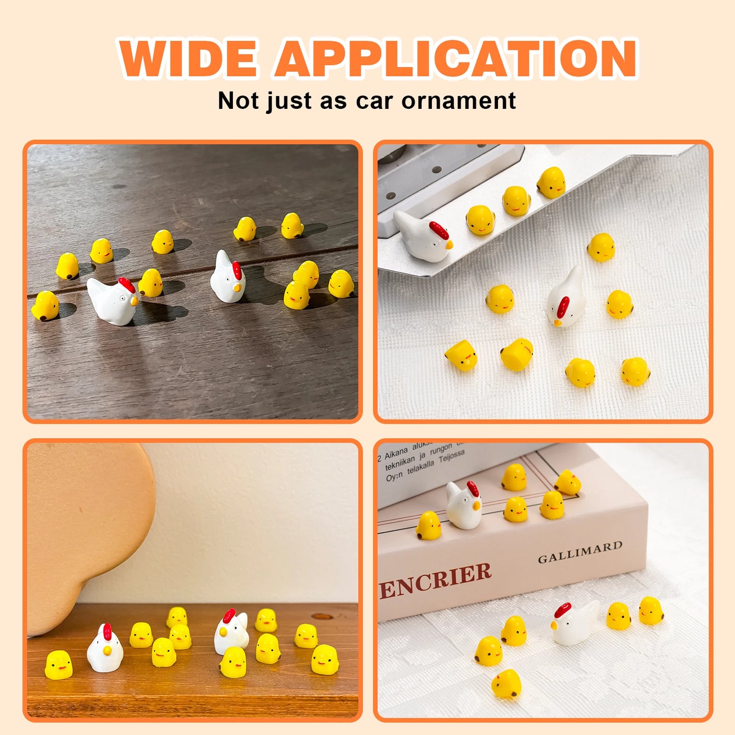 Cute Mini Animal Car Dashboard Accessories Fun Animal Car Rear view Mirror Decor Interior Ornaments Fairy Garden Home Car Gifts