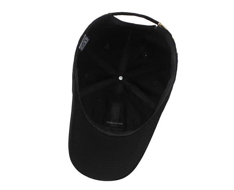 Three Horizontal Lines Embroidery Baseball Caps Spring and Autumn Outdoor Adjustable Casual Hats Sunscreen Hat