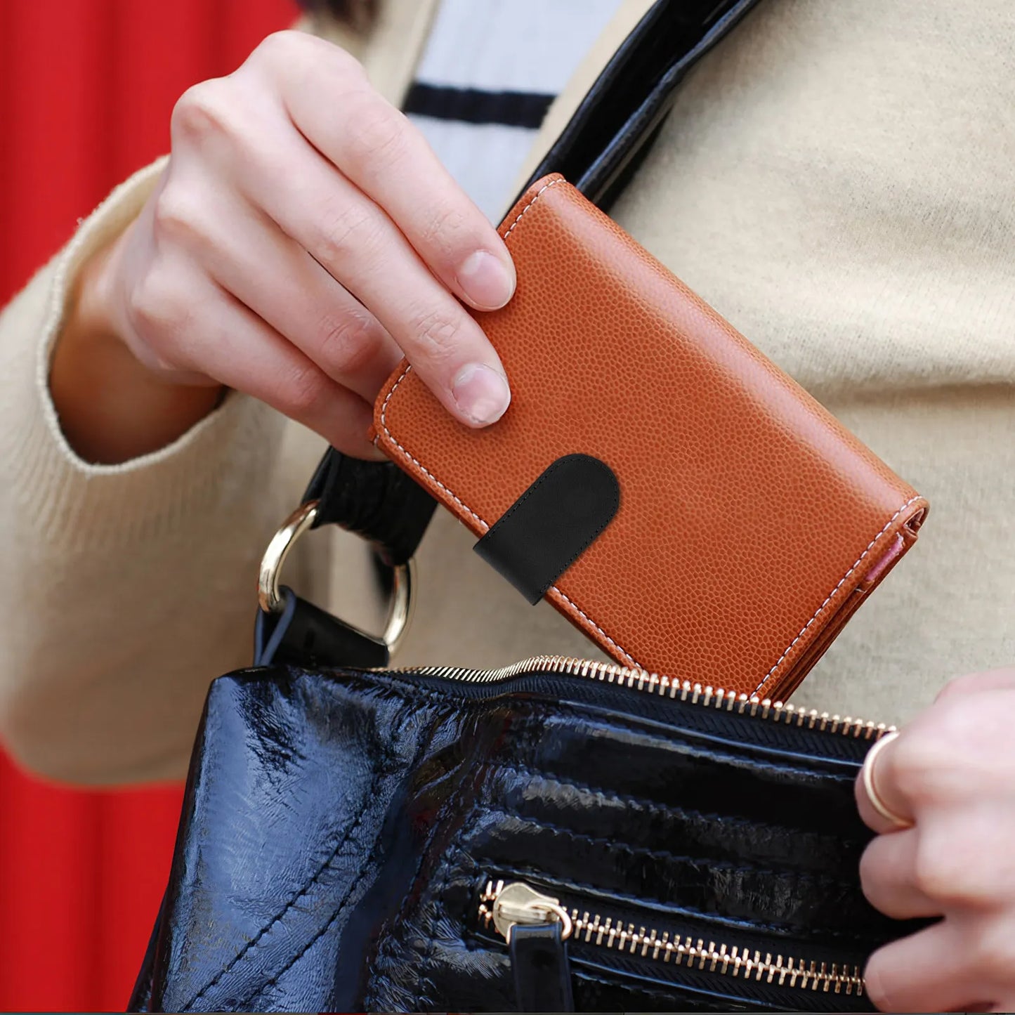 Modern Magnetic Cash Clip for Men and Women PU Money Clip Holder Lightweight Functional for Office Travel Daily Use