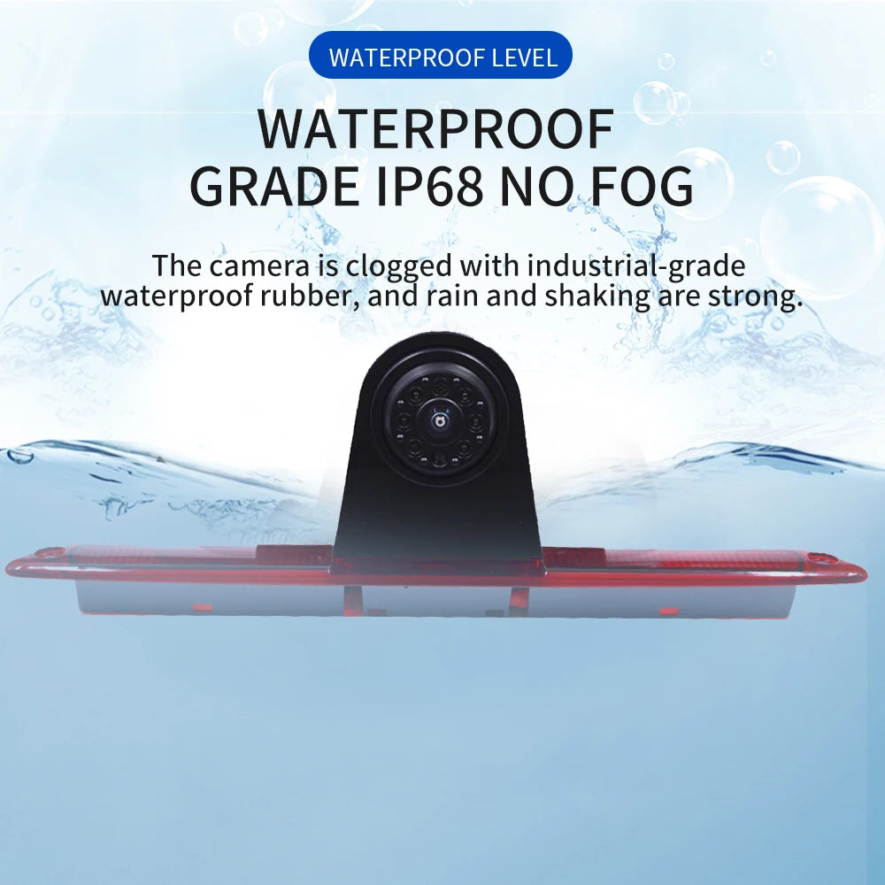 CCD CVBS Car Rear View Camera Brake Light Parking for Mercedes benz Sprinter VW Crafter with IR Night Vision