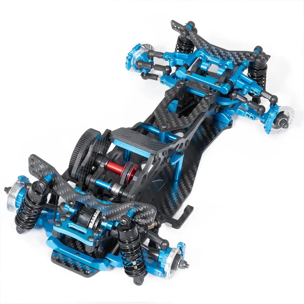 Alloy MR Chassis Frame Set Carbon Fiber Precision Car Frame for Sakura D5 1/10 RC Drift Car Upgrade Parts