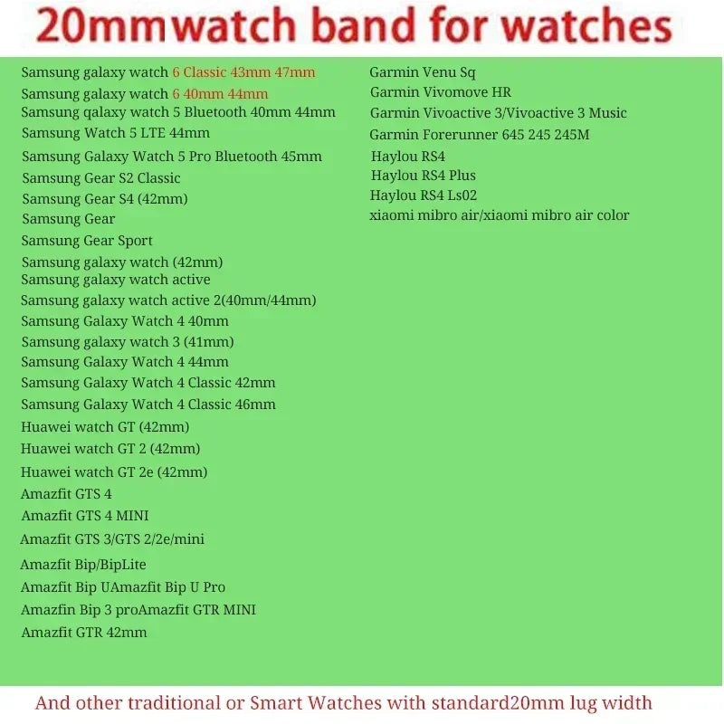 Two-tone Silicone Band Engraved Strap for Samsung Galaxy Watch 7/6/5/4/Active 2 40mm 44mm/Watch 5 Pro 45mm/Watch 3 41mm Straps