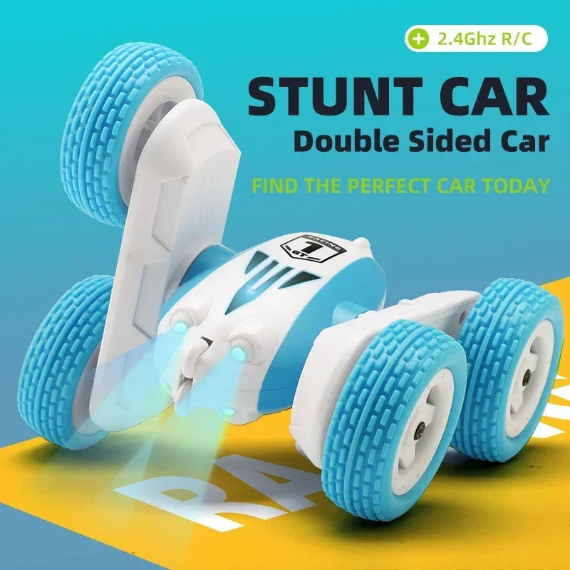 Newest Mini Double-sided RC Stunt Car GT1 2.4G Radio Remote Control Tumbling Driving Cars Gift Electronic Toys Gifts For Boys