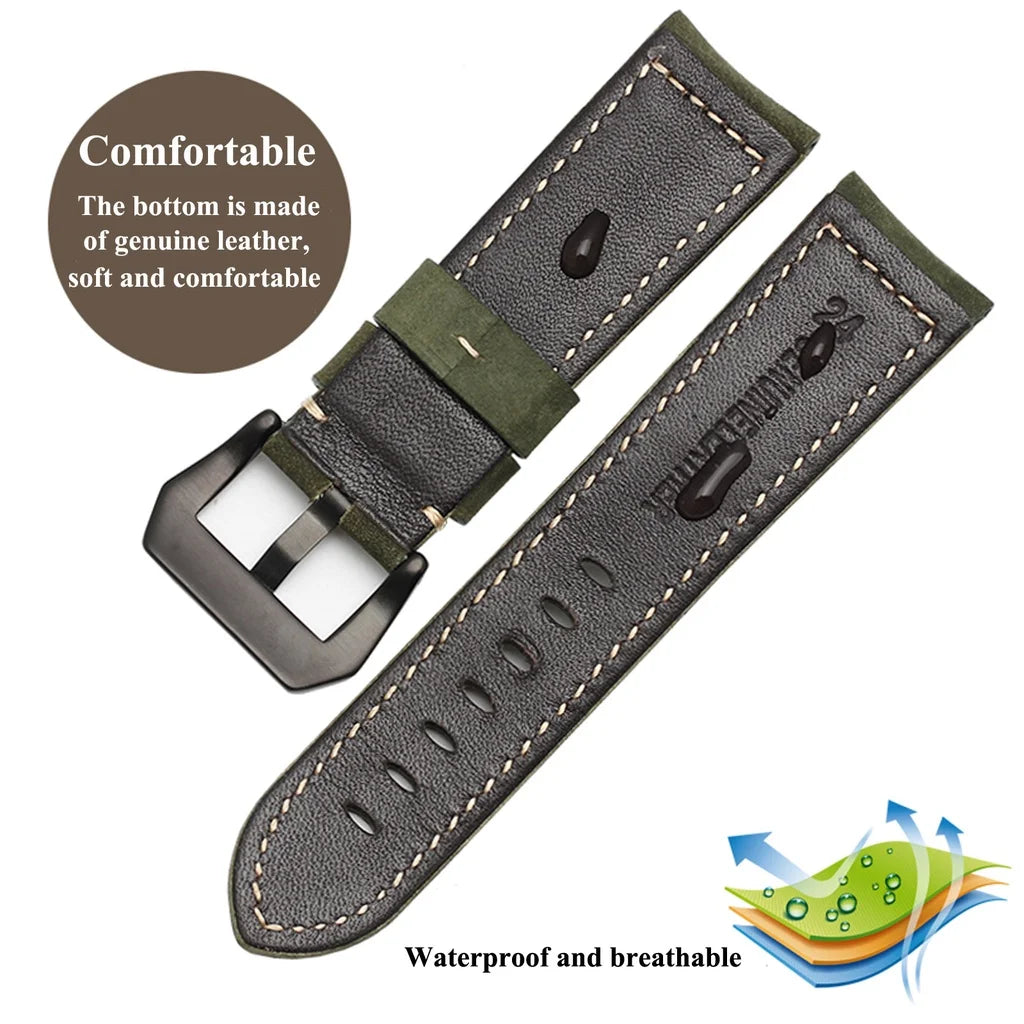 Quick Release Leather Straps for Huawei Watch 5 46mm GT 5 4 Quality Genuine Leather Band for Huawei Watch 5 46mm Accessories