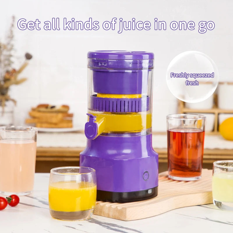 Electric Portable Blender Orange Juicer Mini Blender Automatic USB Charging Juicer Fruit Machine Juice Mixer Kitchen and Home