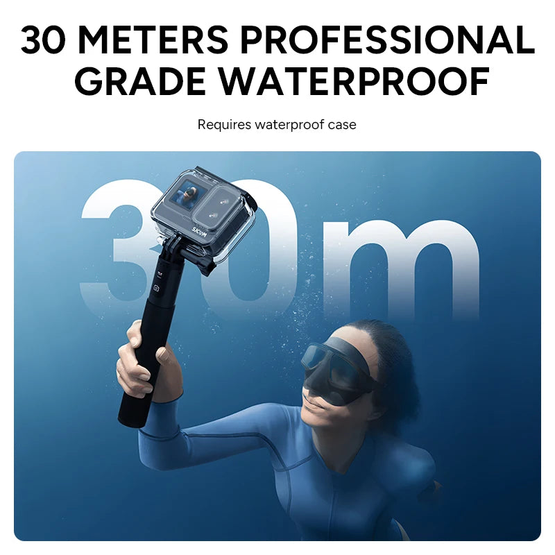SJCAM SJ20 Dual Lens Dual cameras 4K Action Camera Waterproof 5G WiFi Touch Screen action cam camera sport helmet New In 2024