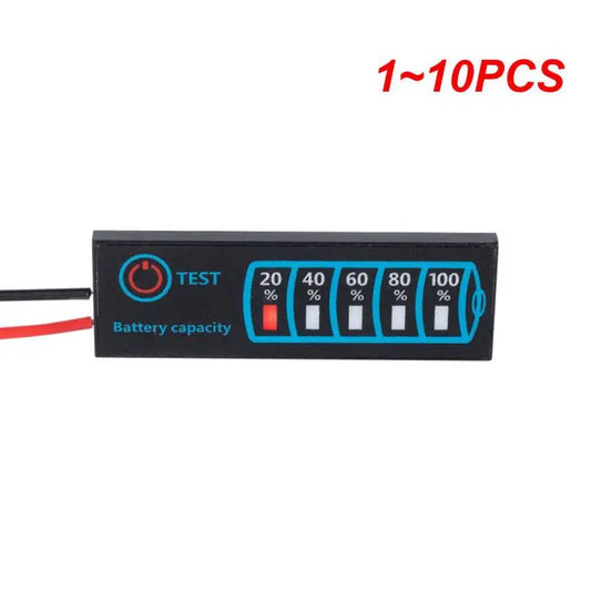 1~10PCS 18650 Li-ion Lipo Lithium 5-30V Lead Acid Battery Level Indicator Tester LCD Display Meter Module Capacity Meter