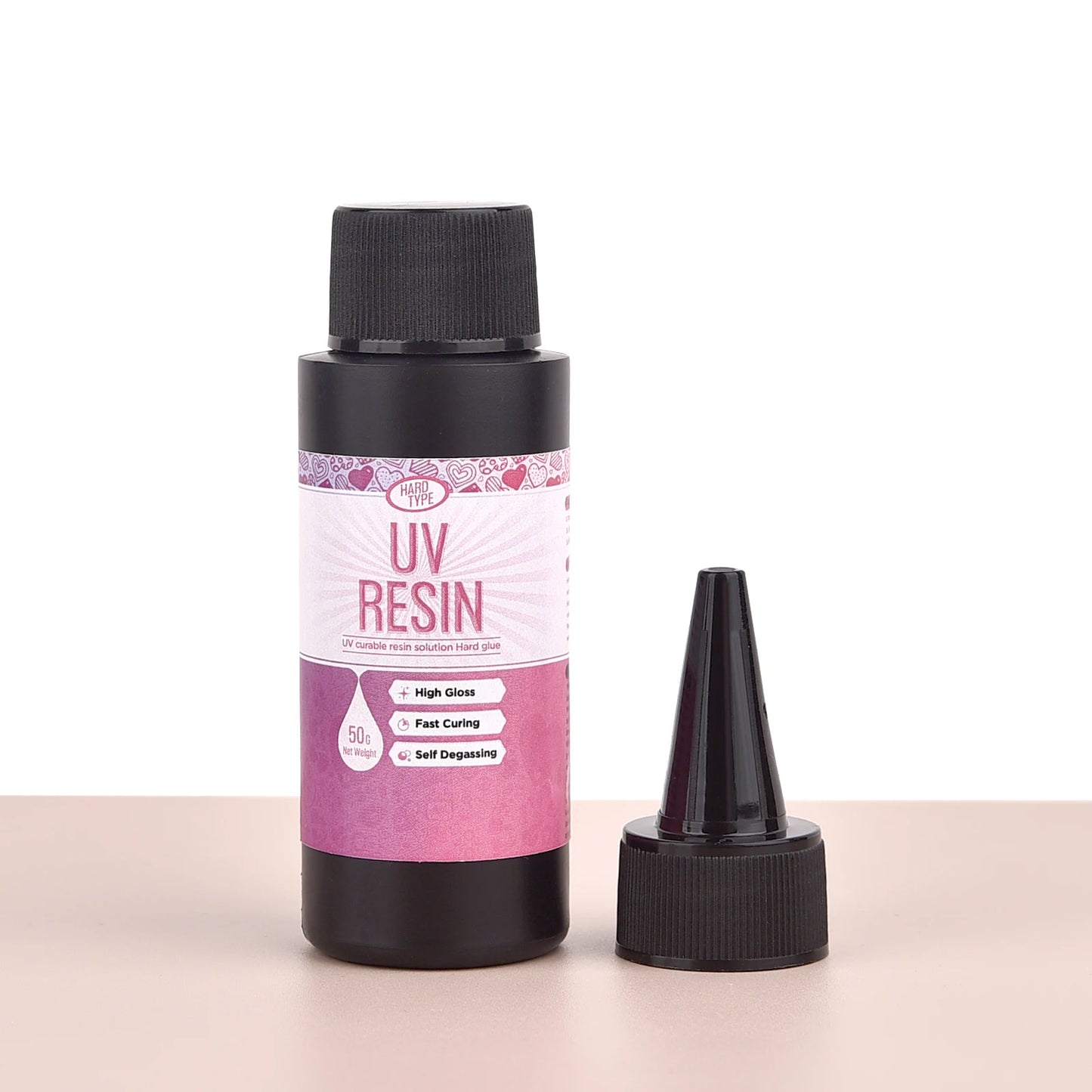 20g/50g/100g UV Epoxy Resin Glue DIY Jewelry Making High Transparency Fast Drying High Hardness Glue UV Lamp DIY Craft Decor