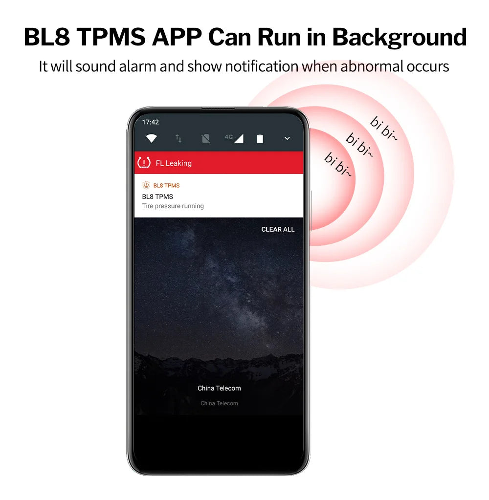 Deelife Car TPMS for Android iOS Tire Pressure Monitoring Control System 4-5 Wheel Tyre Sensor Bluetooth-compatible BLE TMPS