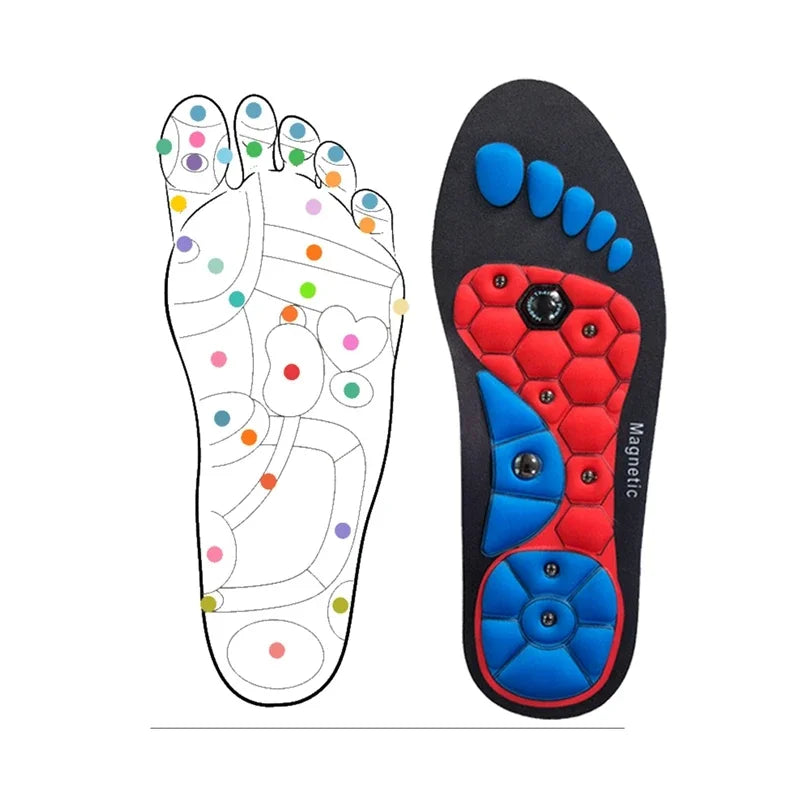 Arch Support Orthopedic Insole Magnetic Therapy Massage Insoles Men's Foot Acupoint Massage Insoles Anti-fatigue Health Insoles