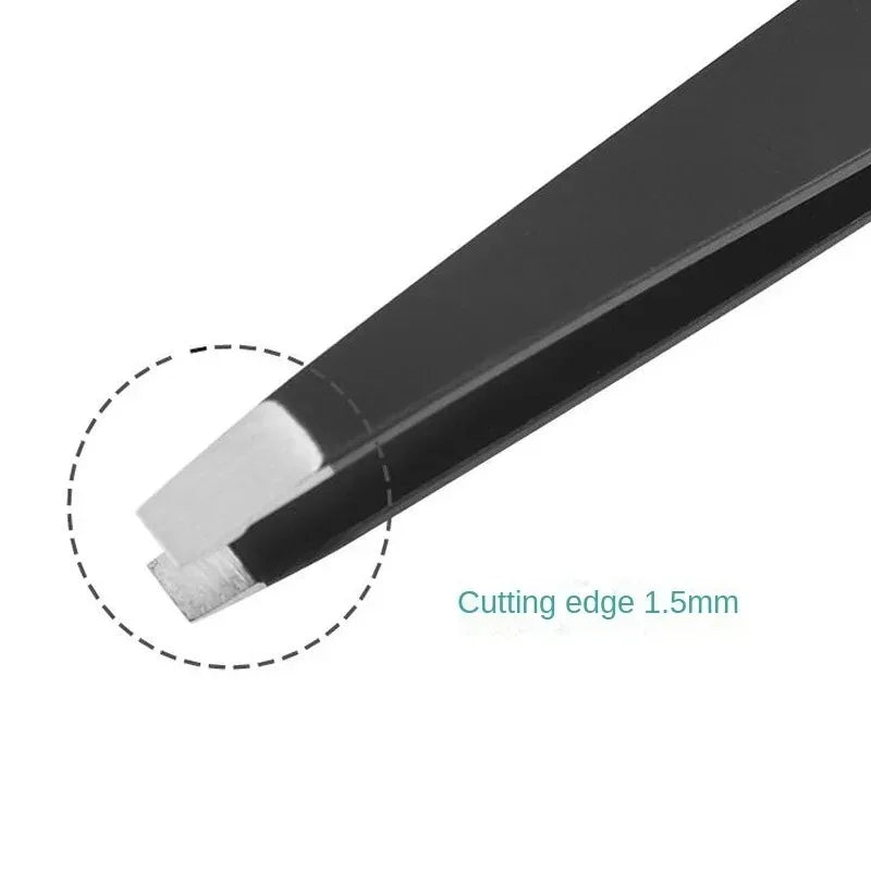 1pcs Eyebrow Tweezers Stainless Steel Face Hair Removal Eye Brow Trimmer Eyelash Clip Cosmetic Beauty Makeup Tools for Dropshipp