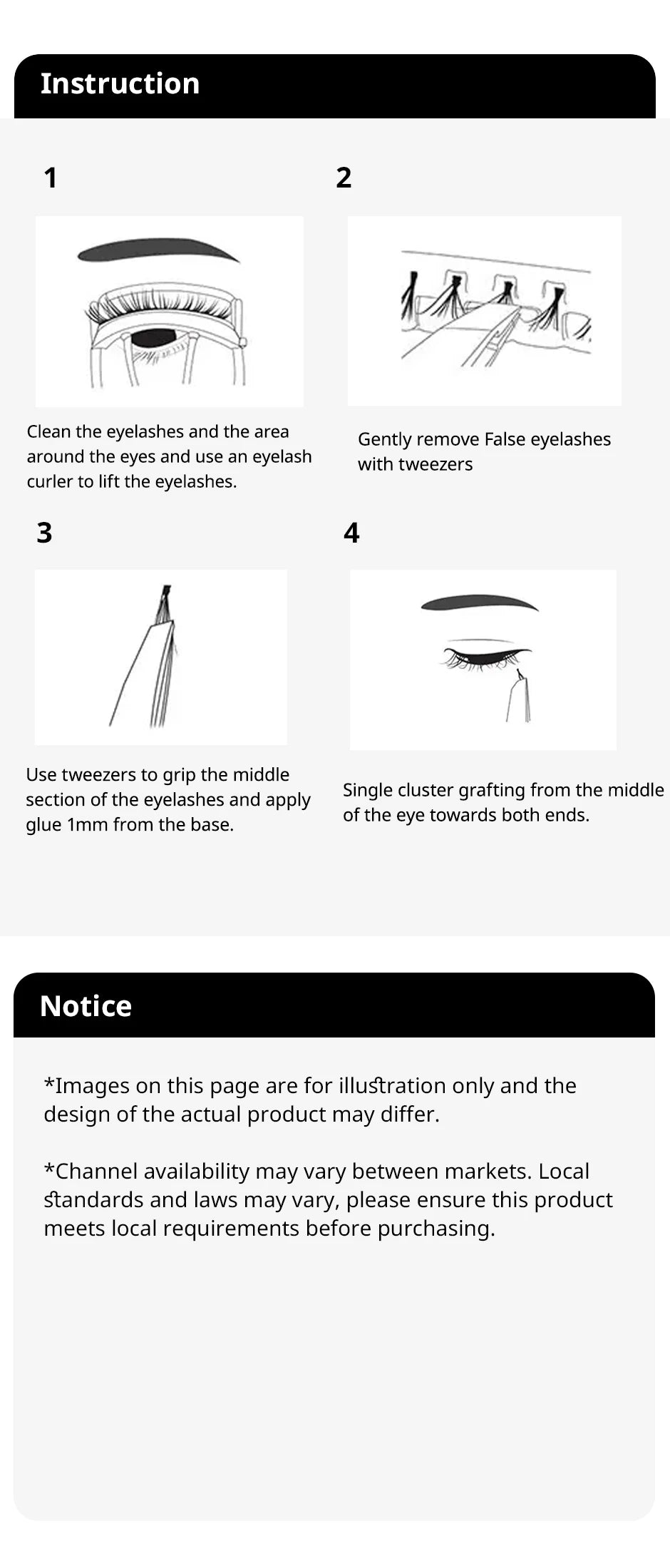 90duo Girl Group Eye Nature Trilogy Comics False Eyelash,Soft And Light, Single Cluster Of DIY Eyelashes
