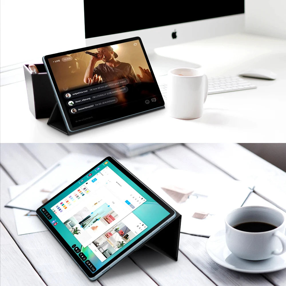 Case For Samsung Galaxy Tab S6,Ultra Thin Magnetic Stand Cover With Pencil Holder For Galaxy Tab S6 Anti-Fall Smart Case