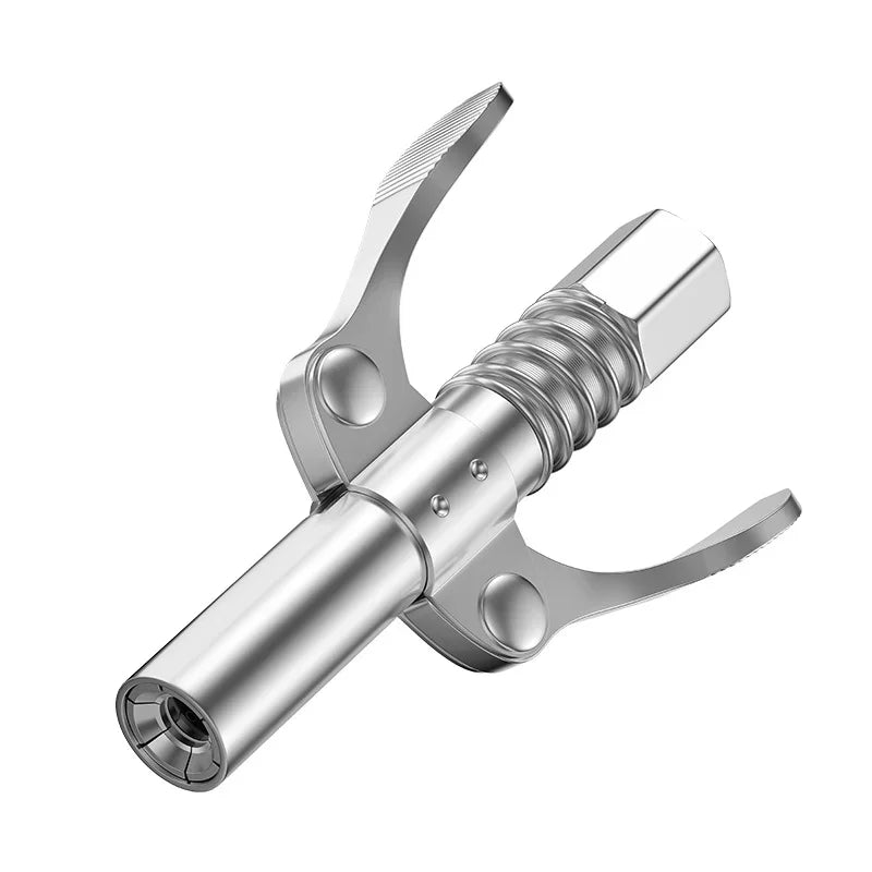 10000PSI Grease Nozzle Gun Universal M6/M8/M10/M12/M14 Locking Clamp Type Double Handle Locking Clamp Grease Gun Auto Parts