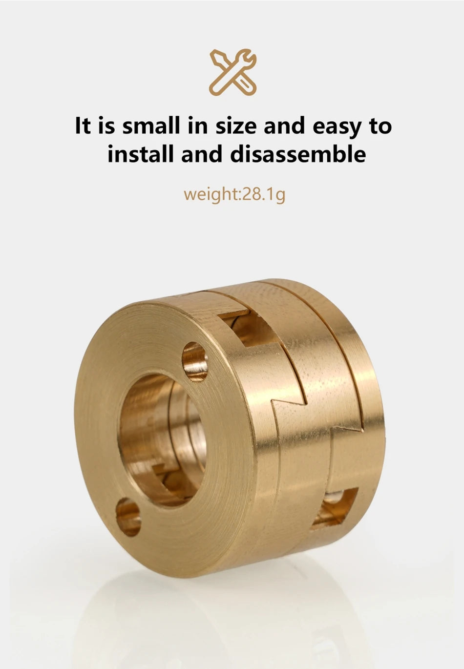 KINGROON 16mm Oldham Coupling T8 Z-axis Screw Hot Bed Reduce Printing Swing 3D Printer Parts CNC Flexible Shaft Coupler Cylindri